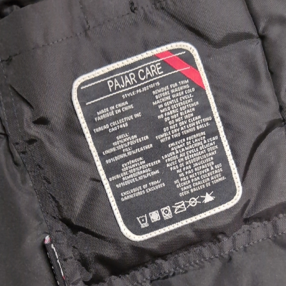 Pajar Men's Charcoal Puffer Jacket - Picture 4 of 8